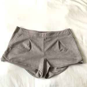 BCBG MaxAzria Suede Shorts